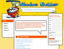 Tablet Screenshot of cincinnatiwindowbutler.com